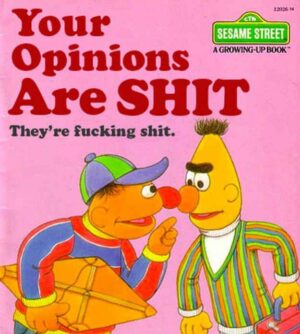 Your Opinions Are Shit